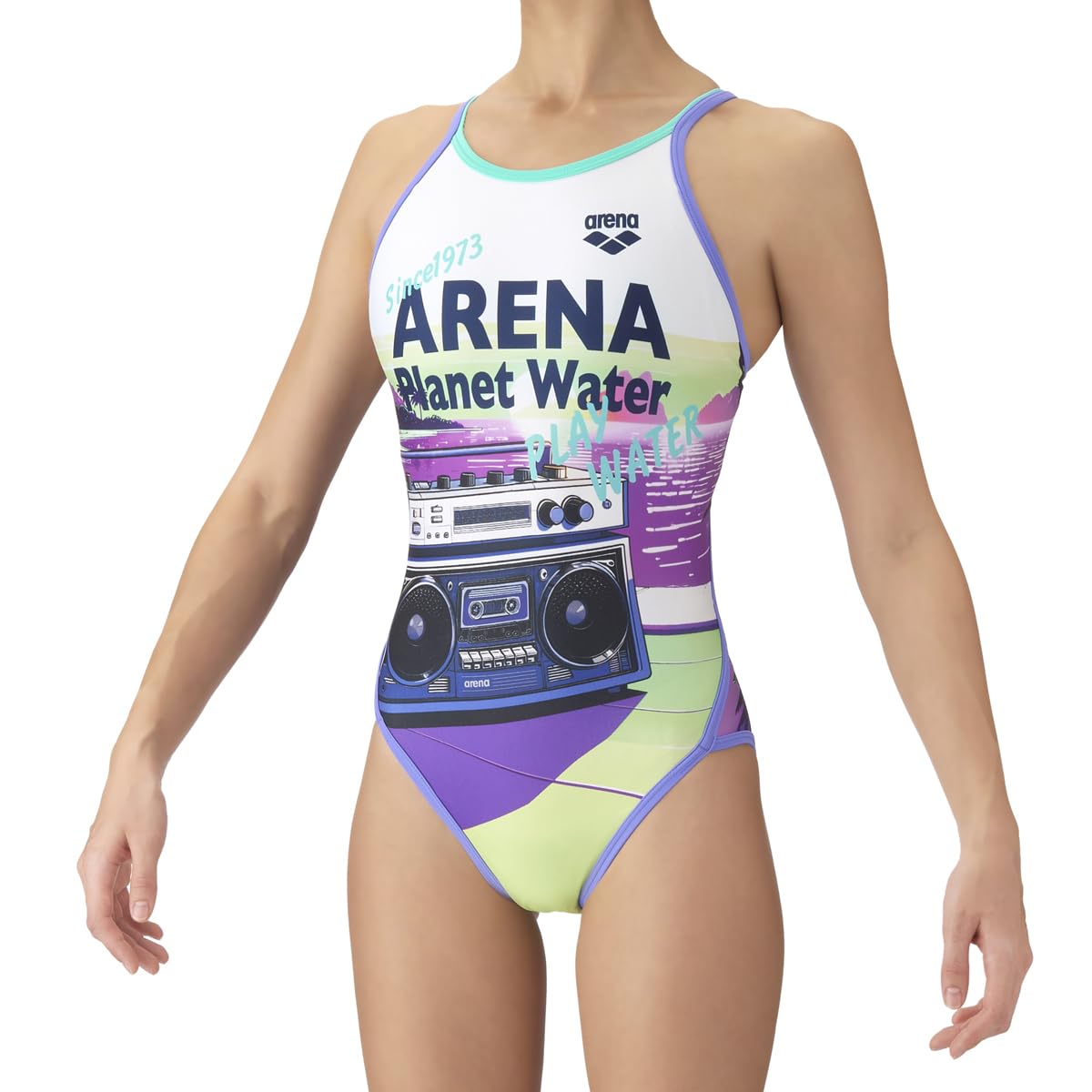 arena 競泳水着 Lサイズ WH01 Amazon.co.jp: arena(アリーナ) 競泳水着 トレーニング用 レディース